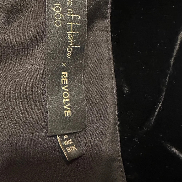 REVOLVE XS Mini Dress House of Harlow 1960 Multi Stripe WovenVelvet Stripes(T) - Picture 13 of 15